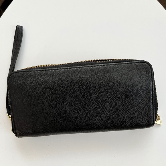 a new day Accessories - A New Day Brand Black Double-Zip Wallet
